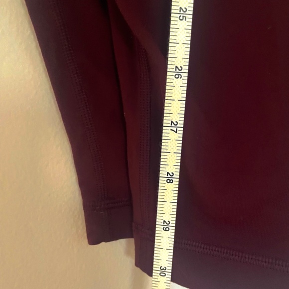 Lululemon Leggings 16T Burgundy - Picture 3 of 5